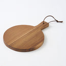 アカシアカッティングボード（丸型）２３．５ｃｍ×１７．５ｃｍ×１．５ｃｍ