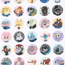 ポイントシール、３５片、３枚（ズートピア）