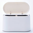 卓上用蓋付ゴミ箱（ワンプッシュ式、ＷＨ）