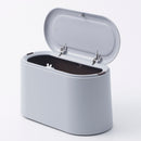 卓上用蓋付ゴミ箱（ワンプッシュ式、ＧＹ）