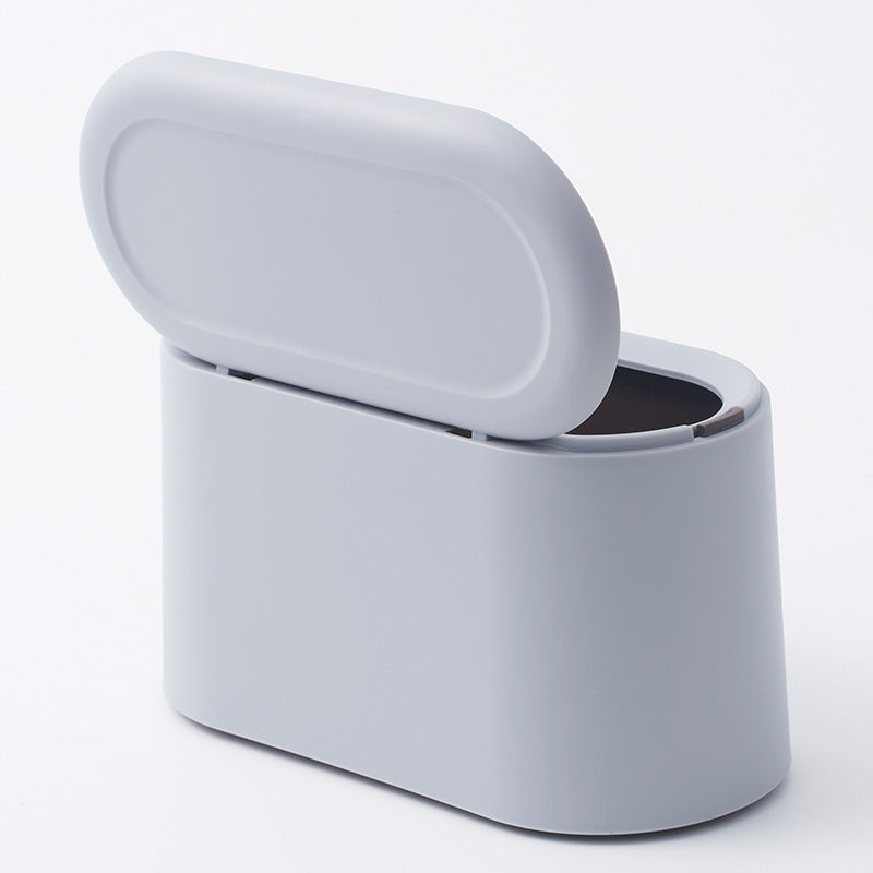 卓上用蓋付ゴミ箱（ワンプッシュ式、ＧＹ）