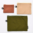 ソフトナイロンフラットポーチ（３セット、Ｂ）