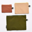ソフトナイロンフラットポーチ（３セット、Ｂ）