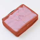 ソフトナイロントラベル収納ケース（オレンジ）２９ｃｍ×２２ｃｍ×８ｃｍ