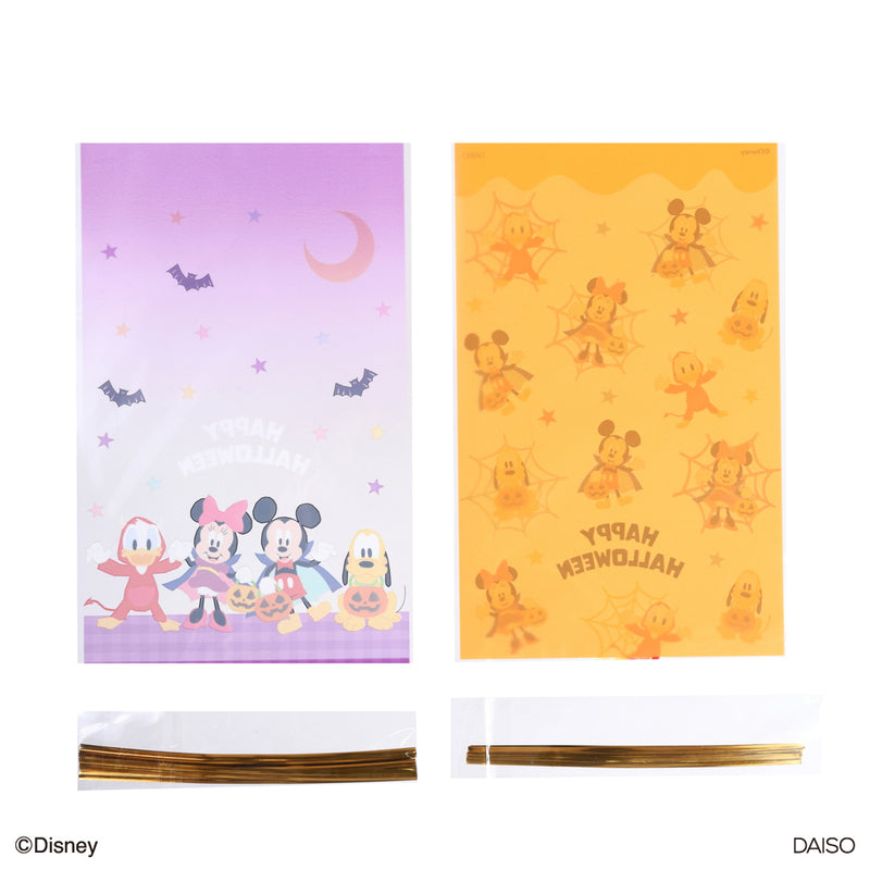 クリアバッグ、６枚、１８．５ｃｍ×１２ｃｍ、ハロウィンＣＥ（ミッキー＆フレンズ）