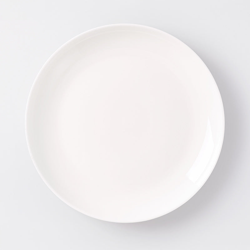 ボーンチャイナ平皿（リムが使いやすい）20cm - 100均 通販