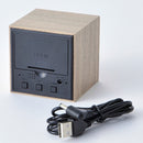 ＬＥＤ木目調デジタル時計（ライトブラウン）