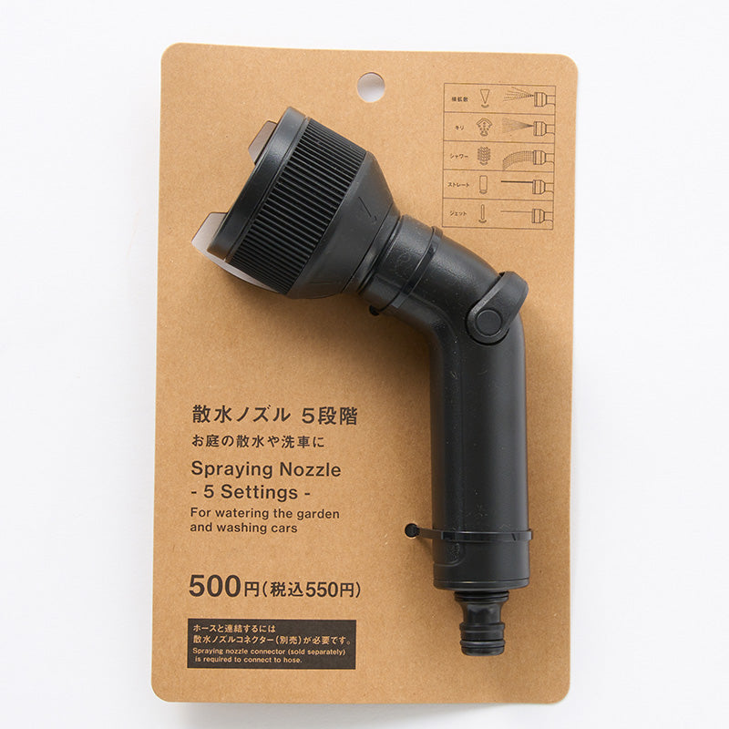 散水ノズル（５段階）
