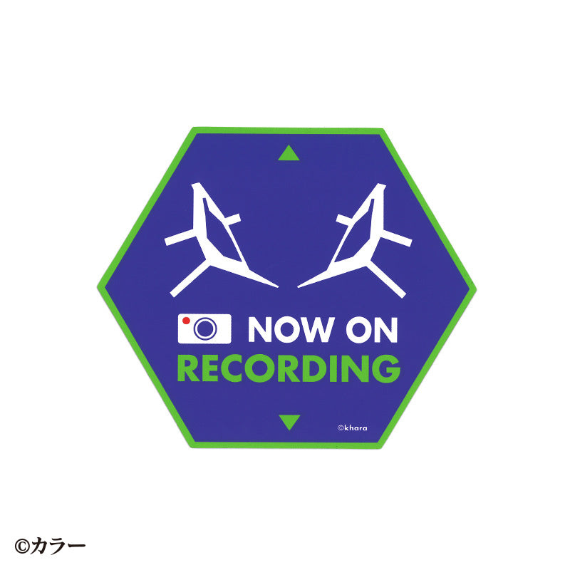 エヴァンゲリオン　ドライブレコーダー ドライブレコーダーマーク、ステッカータイプ（エヴァンゲリオン）A