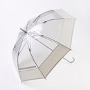 バイカラービニール傘（グレー）