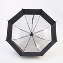 バイカラービニール傘（ブラック）