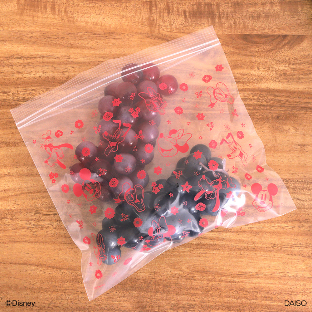 Wチャックフリーザーバッグ、10枚（ミッキー＆フレンズ）FW - 100