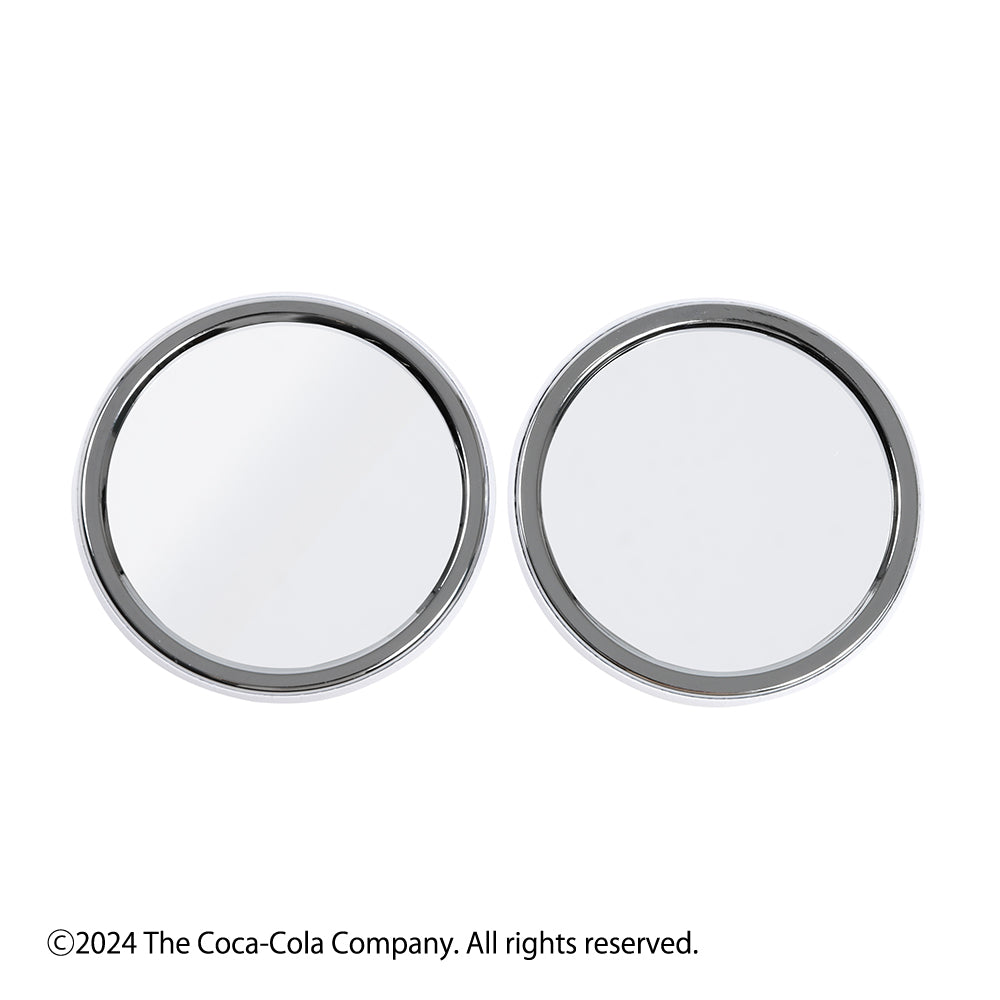 コンパクトミラー（コカ・コーラ、SSCE、ラウンド、ロゴ） - 100均