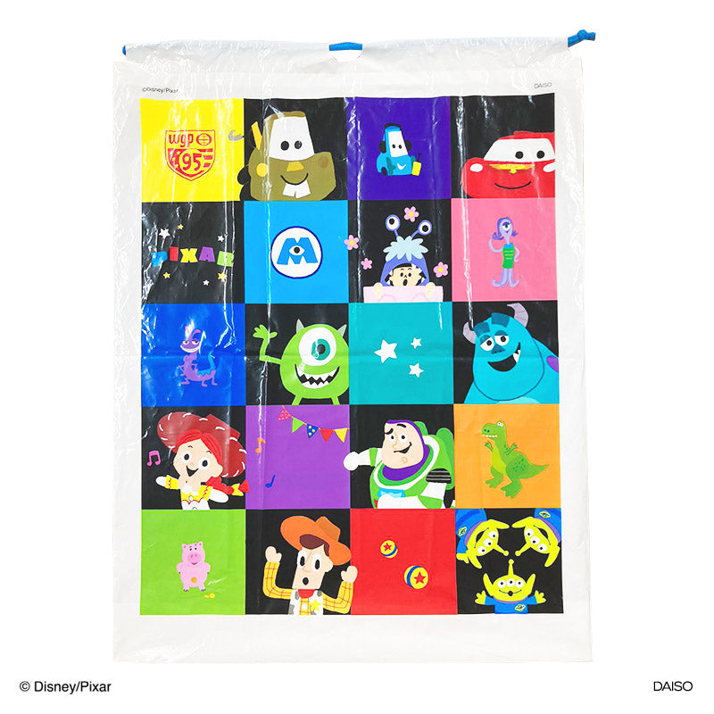 底マチ巾着バッグ（ピクサー）