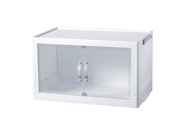 入手困難！ 大サイズ ダイソー ジョイントできる扉付折りたたみ収納ケース ジョイントできる扉付折りたたみ収納ケース- 100均 通販 ダイソー