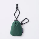 エコバッグ（くしゅっとコンパクト、ショートロゴ、ダークグリーン）