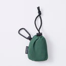 エコバッグ（くしゅっとコンパクト、ショートロゴ、ダークグリーン）