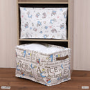 スタッカブル収納ボックス、カラーボックス対応（ふしぎの国のアリス）