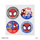 ひだり・みぎ目印シール（スパイディ）