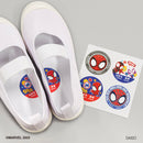 ひだり・みぎ目印シール（スパイディ）