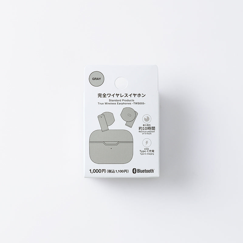 完全ワイヤレスイヤホン（TWS005、GY） - 100均 通販 ダイソー