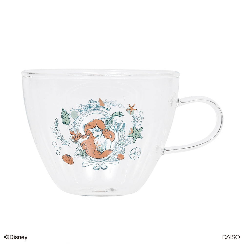 耐熱ガラスマグカップ、A（リトル・マーメイド） - スリーピーネット