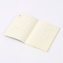 ２０２６スケジュール帳（マンスリー、Ｂ６変形、ダークグレー）