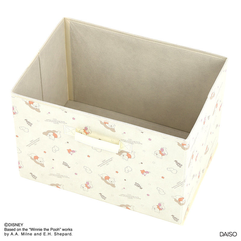 不織布折りたたみ収納、カラーＢＯＸ対応（くまのプーさん）ＤＣ９