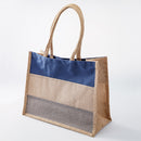 トライカラージュート混トートバッグ（Ａ４、ＮＶ）