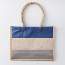 トライカラージュート混トートバッグ（Ａ４、ＮＶ）