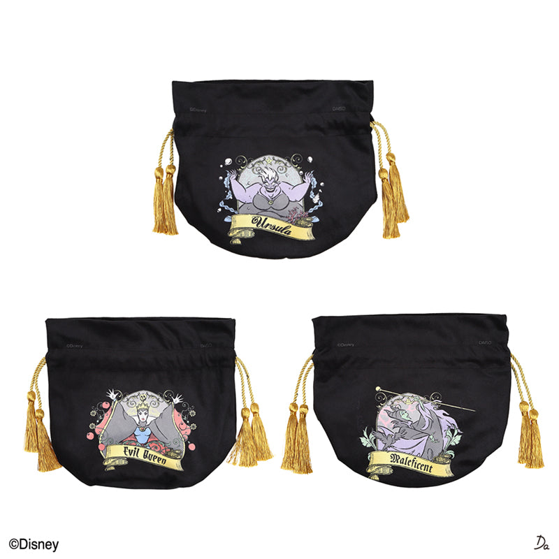 ベロア巾着（ディズニーヴィランズ）