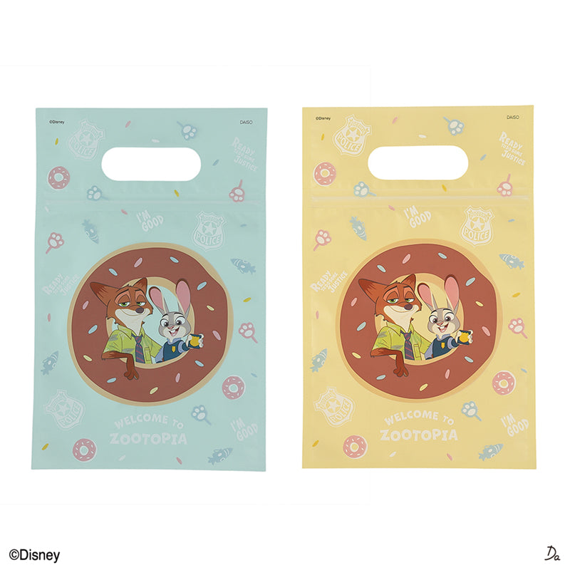 フロストジップハンドルバッグ、３枚（ズートピア）