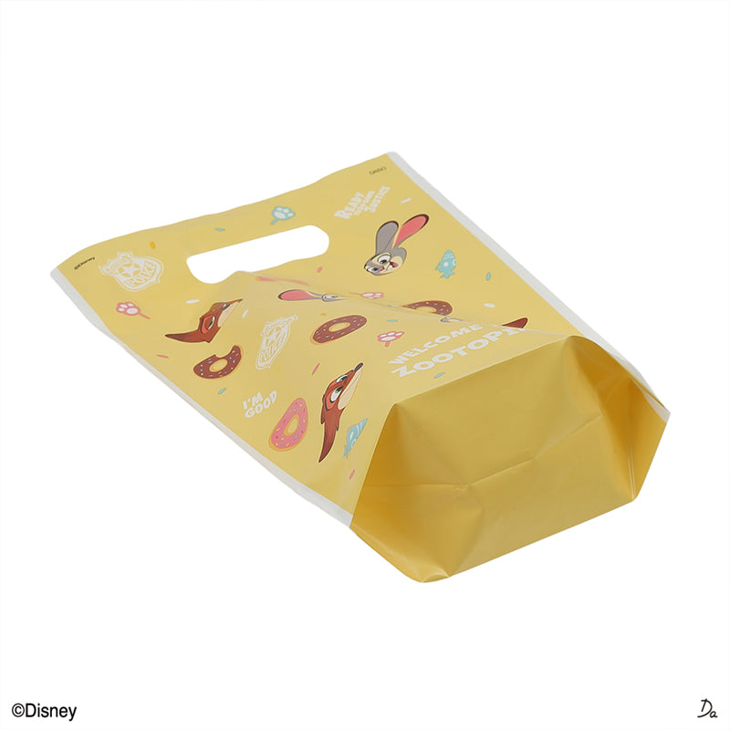 底マチハンドルバッグ、３枚（ズートピア）