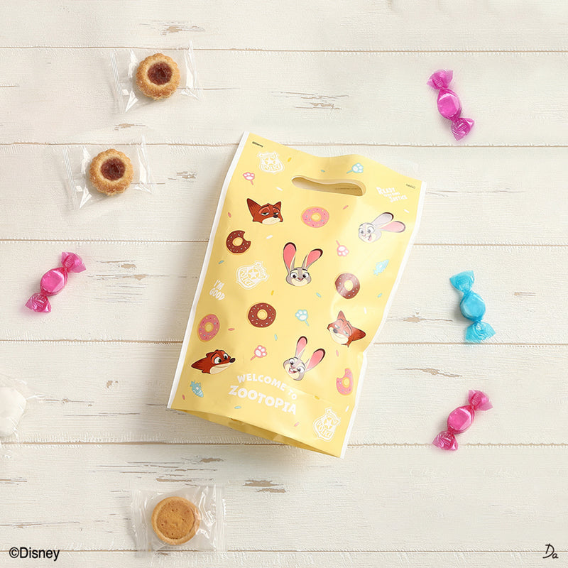 底マチハンドルバッグ、３枚（ズートピア）