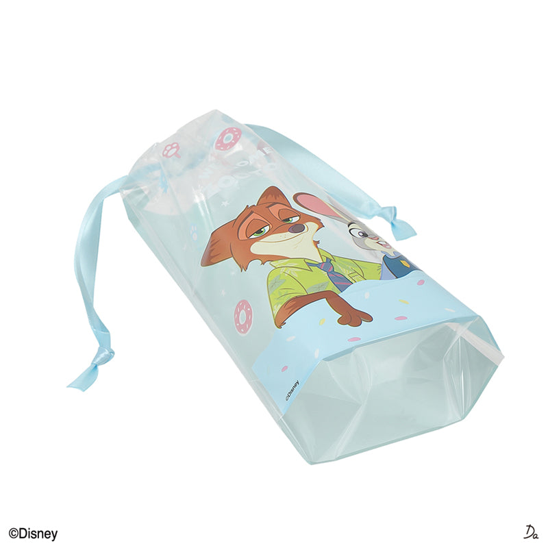底マチクリア巾着バッグ（ズートピア）