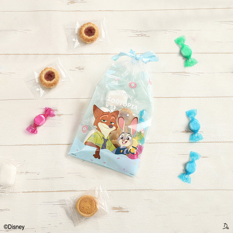 底マチクリア巾着バッグ（ズートピア）