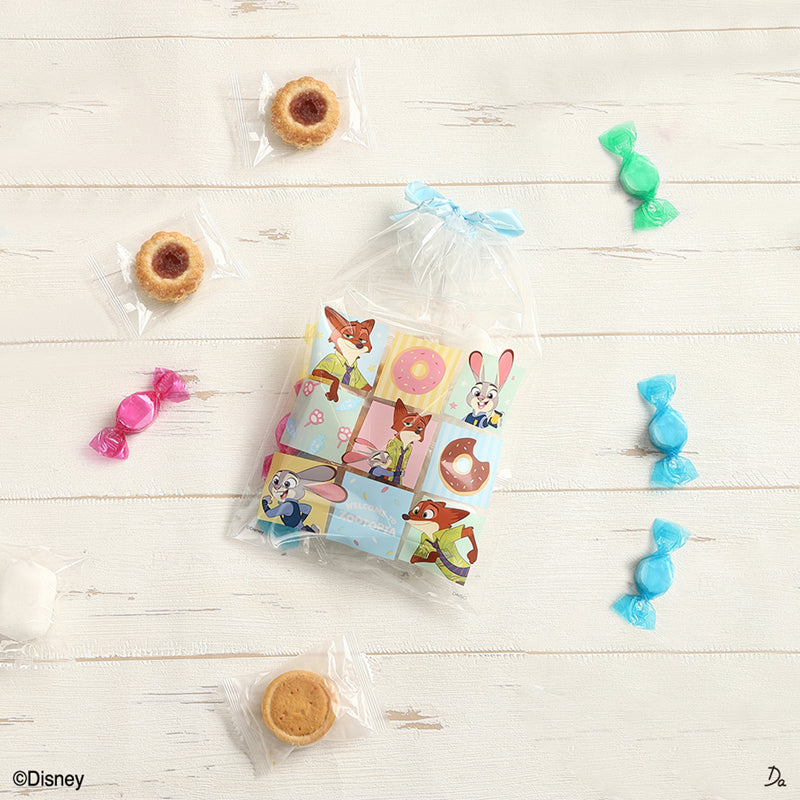 底マチクリア巾着バッグ（ズートピア）