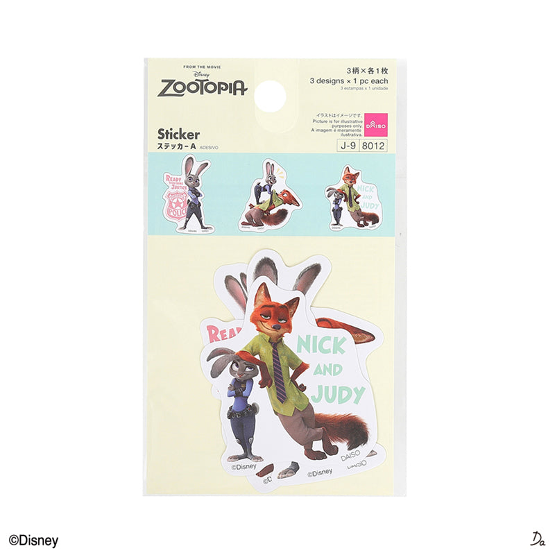 ステッカー（ズートピア）Ａ