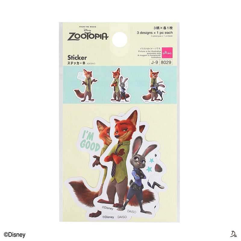 ステッカー（ズートピア）Ｂ