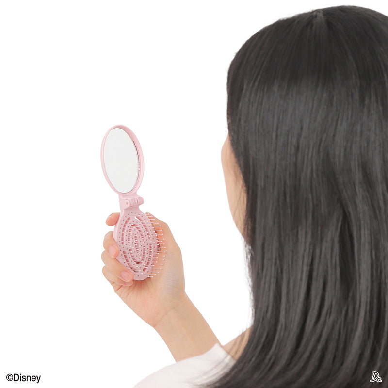ミラー付ヘアブラシ、PK（ディズニーマリー） - スリーピーネット