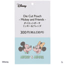 ダイカットポーチ、レトロ、Ａ（ミッキー＆フレンズ）１