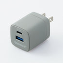 ＧａＮ　ＵＳＢ充電器（ＰＯＷＥＲ　ＤＥＬＩＶＥＲＹ２０Ｗ、ＴＹＰＥーＡ＋ＴＹＰＥーＣ、ＧＹ）
