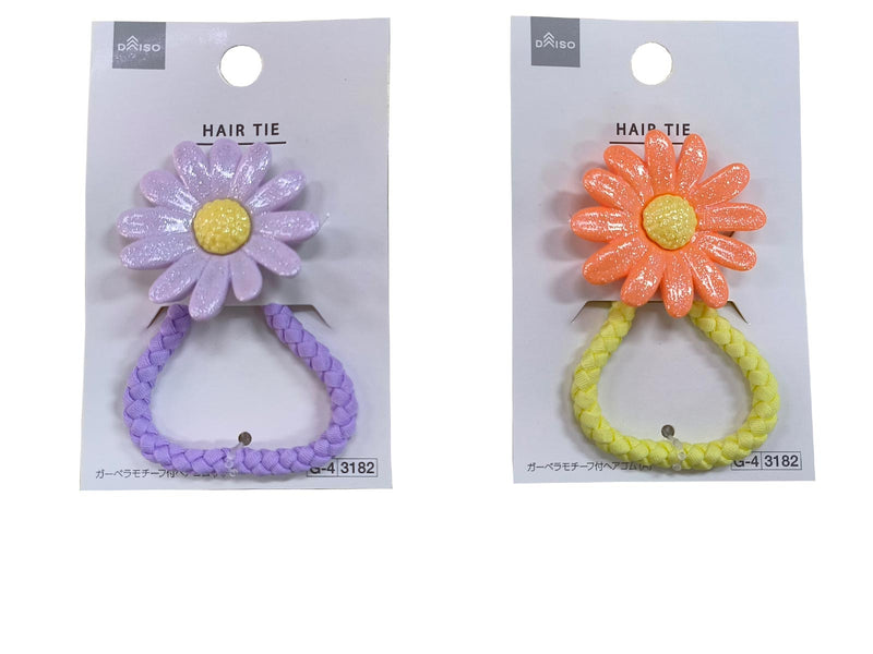 ガーベラモチーフ付ヘアゴム（Ａ）