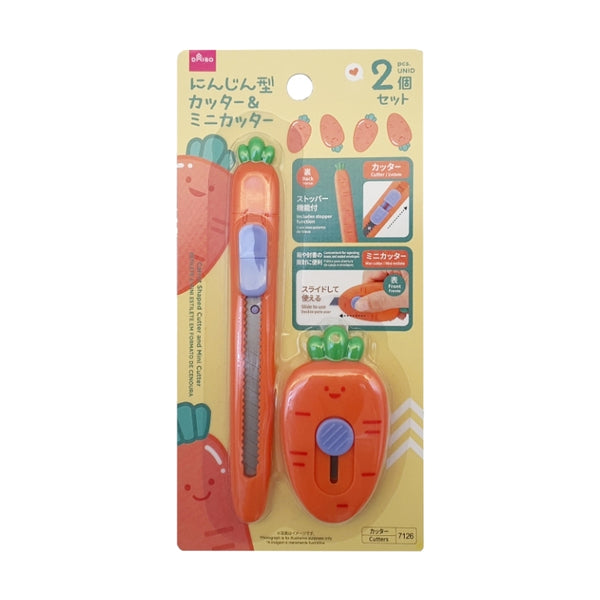 にんじん型カッター＆ミニカッター - 100均 通販 ダイソーネットストア