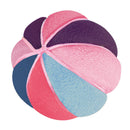 はぎれ（ちりめん風、無地、青・ピンク系）