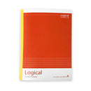 ロジカルノート（Ｂ５、３０枚、Ａ罫、ビビッドカラー、オレンジ