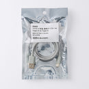 収納型マグネット充電・通信ケーブル　１ｍ　Ｔｙｐｅ－Ａ　ｔｏ　Ｔｙｐｅ－Ｃ