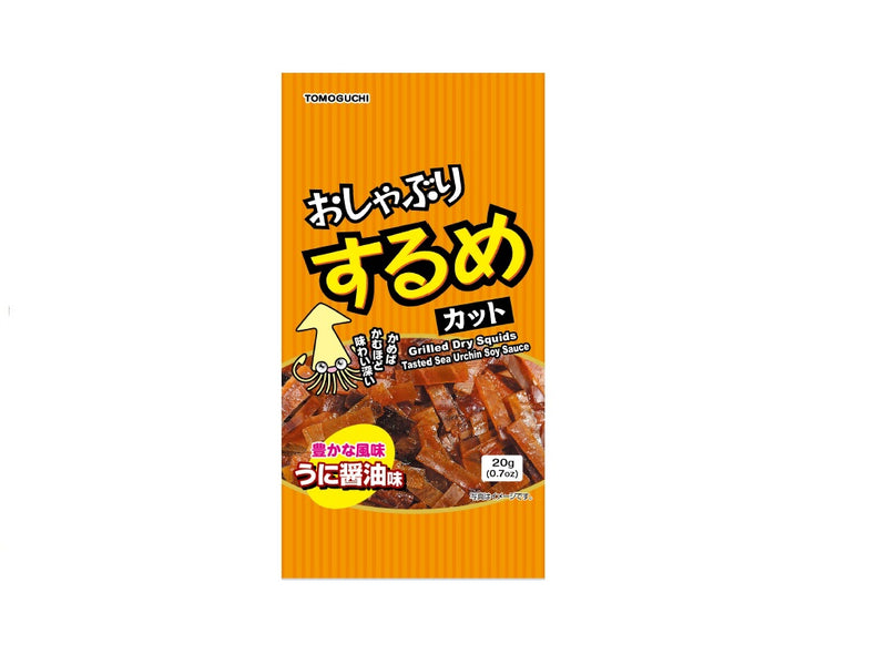 友口　おしゃぶりするめカット　うに醤油味　２０ｇ