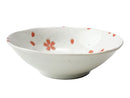美濃焼　小鉢　桜吹雪　白　約１４．２ｃｍ