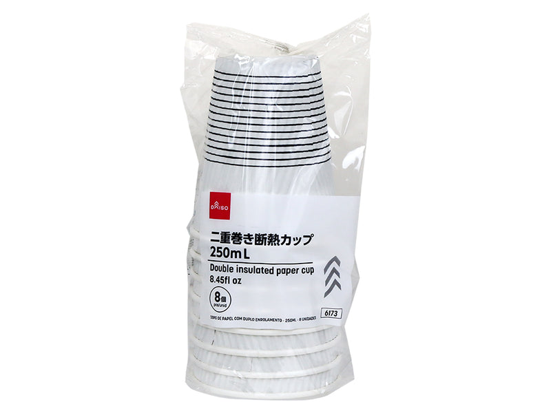 二重巻き断熱カップ（８個）